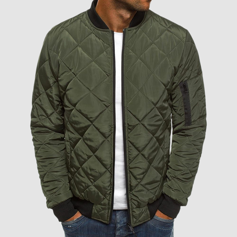 Herren Langarm Reißverschluss Jacke | Warme