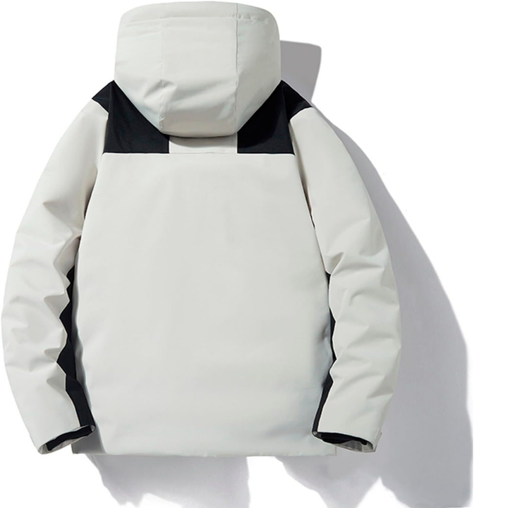 Unisex-Skijacke mit Kapuze und Taschen | Winter
