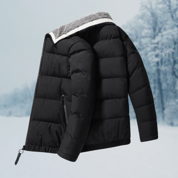 Herren Klassische Leichte Pufferjacke | Reißverschluss