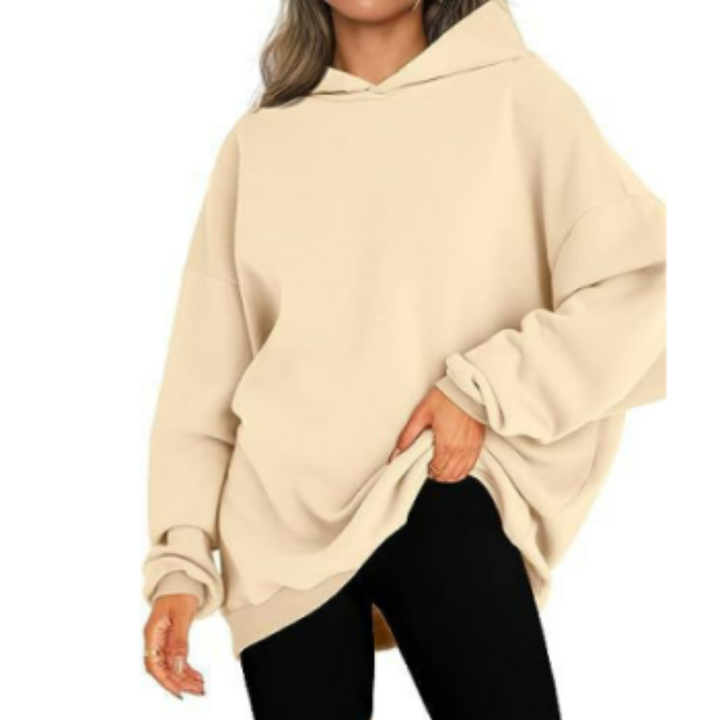 Gemütlicher lässiger oversized hoodie für damen