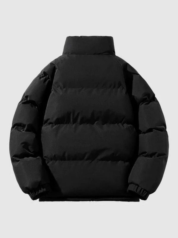 Herren Puffer Langarm Jacke | Reißverschluss