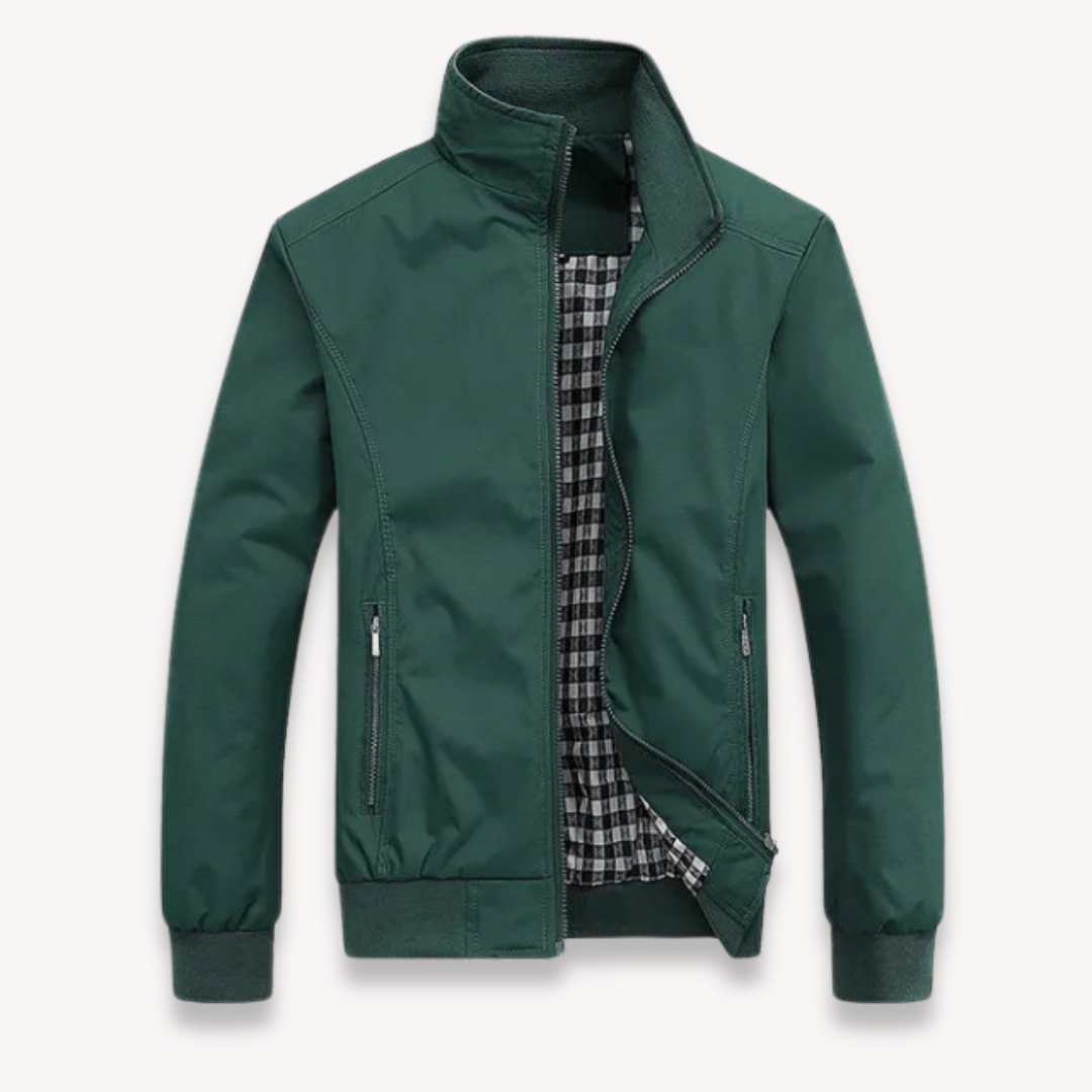 Herren Moderne Stehkragen jacke | Stilvoll