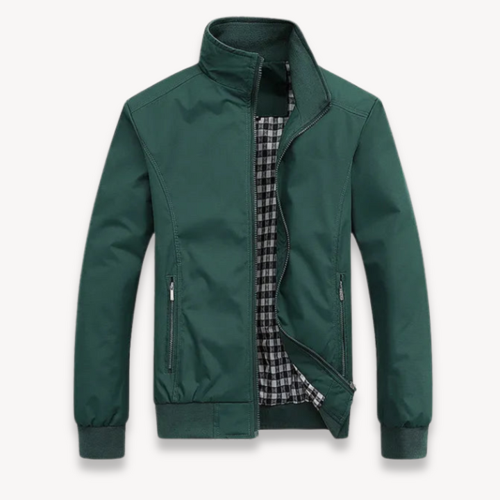 Herren Moderne Stehkragen jacke | Stilvoll