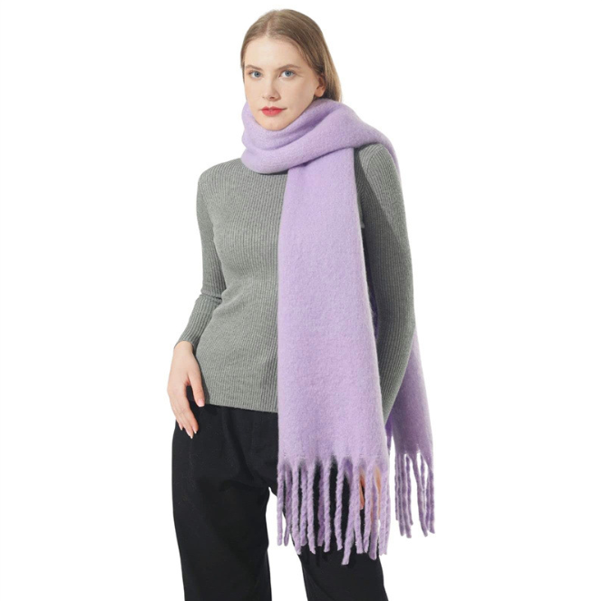Luxuriöser weicher winterschal