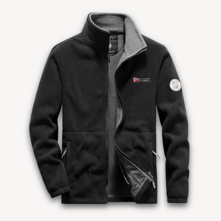 Herren Reißverschluss Lange Ärmel Jacke | Lässig