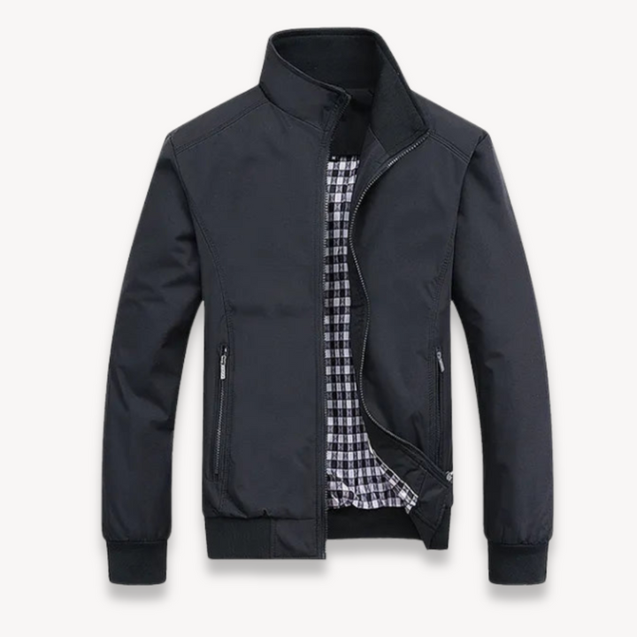 Herren Moderne Stehkragen jacke | Stilvoll