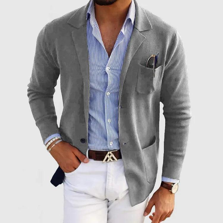 Herren Eleganter Mehrtaschen Blazer | Lange Ärmel