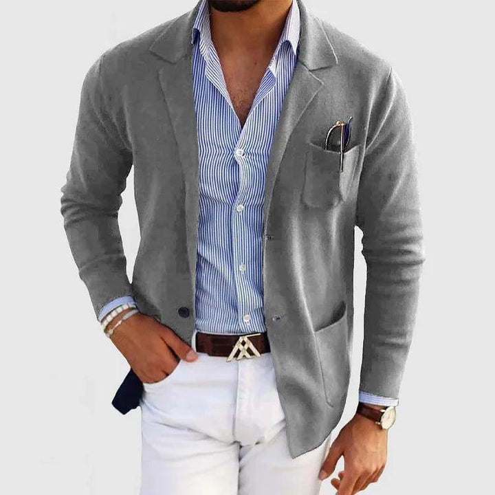 Herren Eleganter Mehrtaschen Blazer | Lange Ärmel