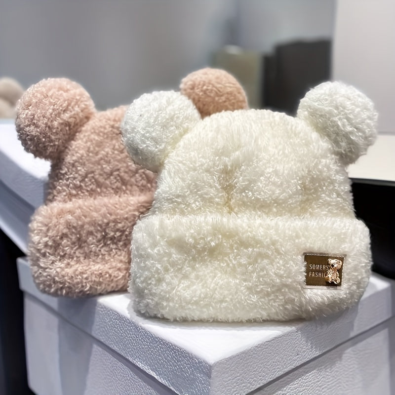 Bezaubernde teddy-ohr wintermütze