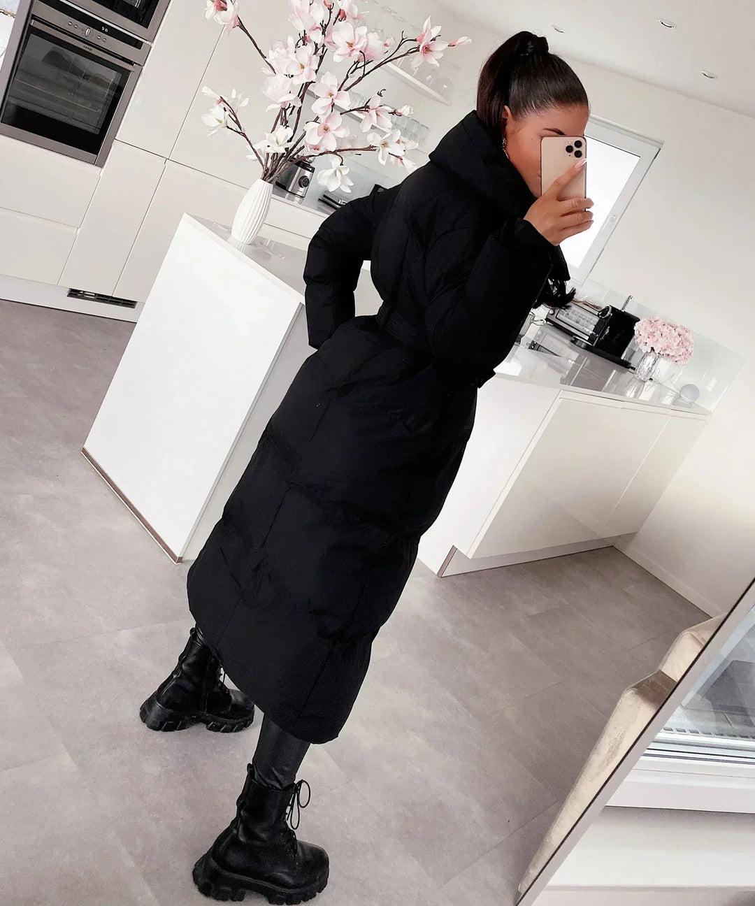 Übergröße Parka Damen Jacke | Lang