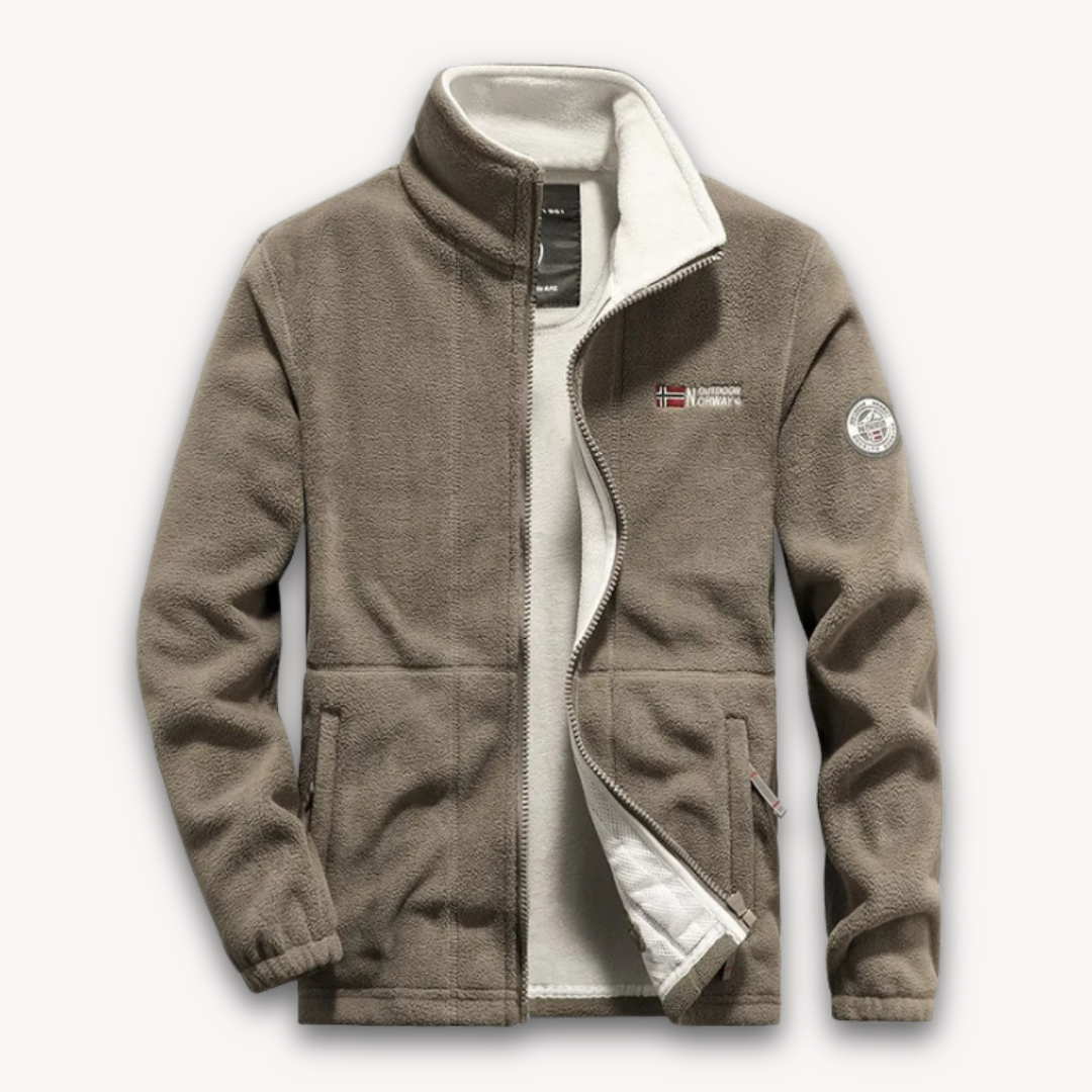 Herren Reißverschluss Lange Ärmel Jacke | Lässig
