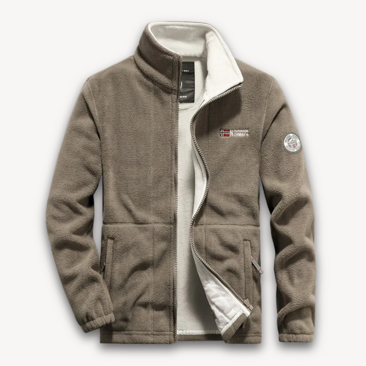 Herren Reißverschluss Lange Ärmel Jacke | Lässig