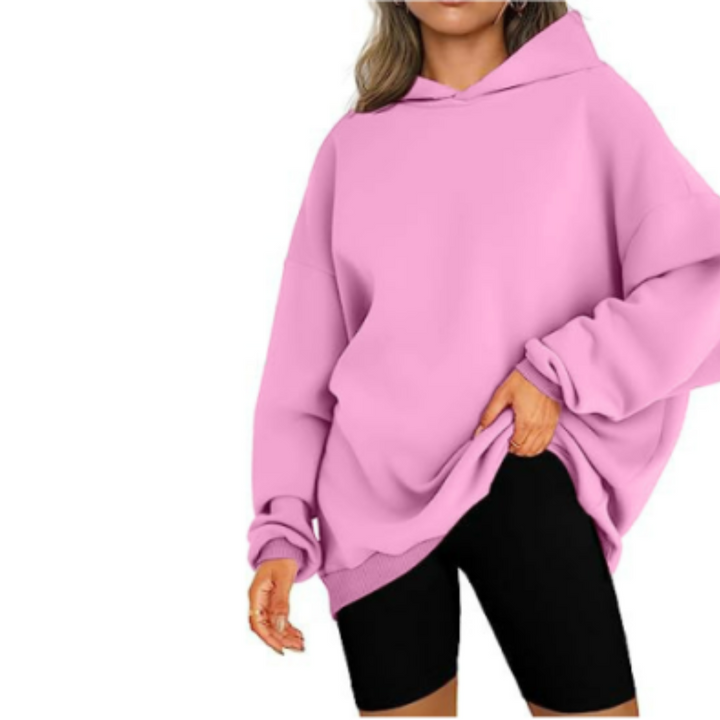 Gemütlicher lässiger oversized hoodie für damen