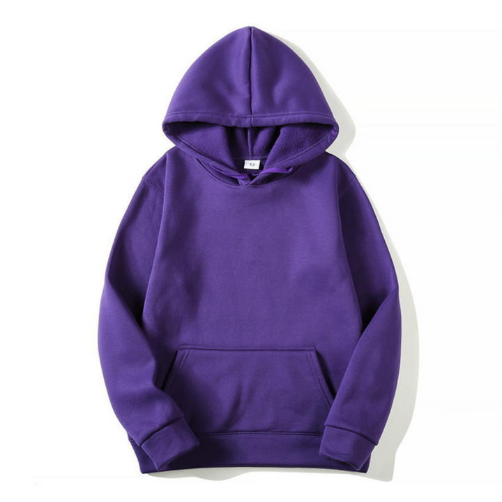 Lässige herren-hoodie mit kängurutasche