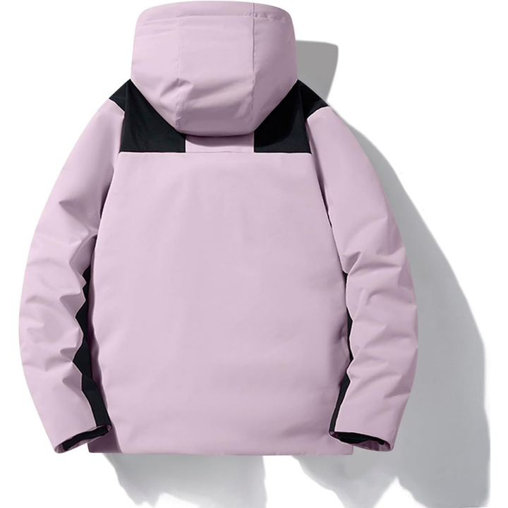 Unisex-Skijacke mit Kapuze und Taschen | Winter
