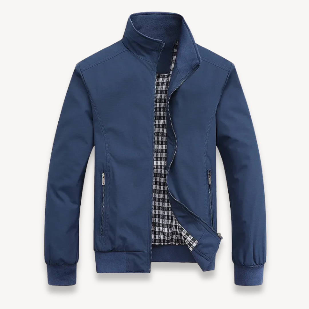 Herren Moderne Stehkragen jacke | Stilvoll