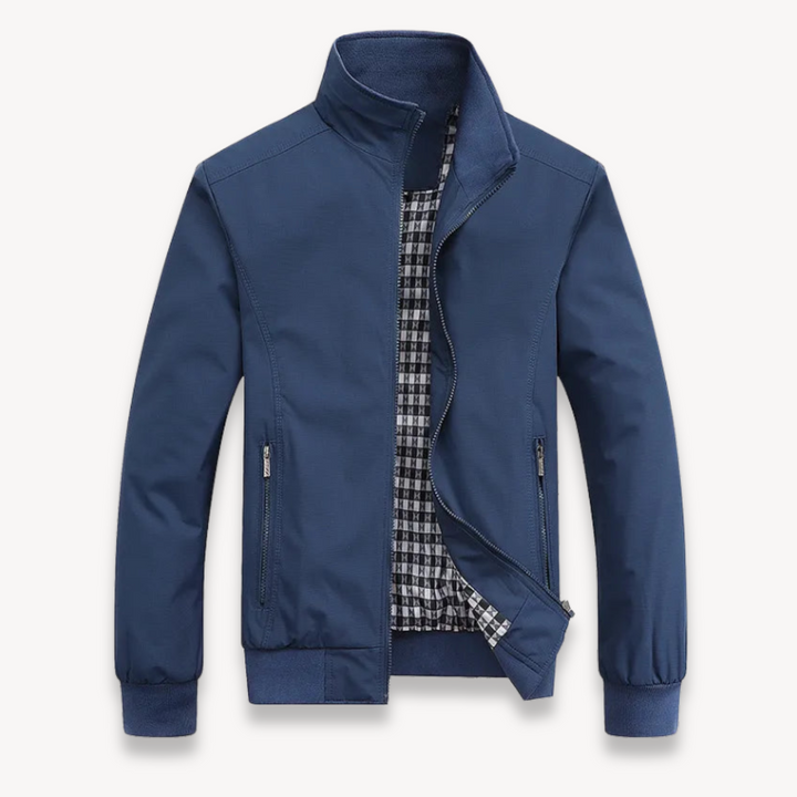 Herren Moderne Stehkragen jacke | Stilvoll