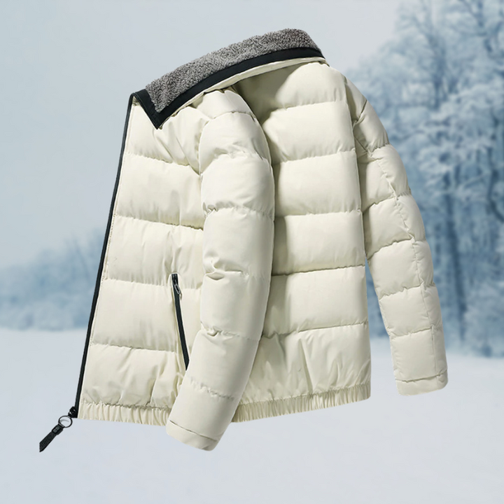 Herren Klassische Leichte Pufferjacke | Reißverschluss