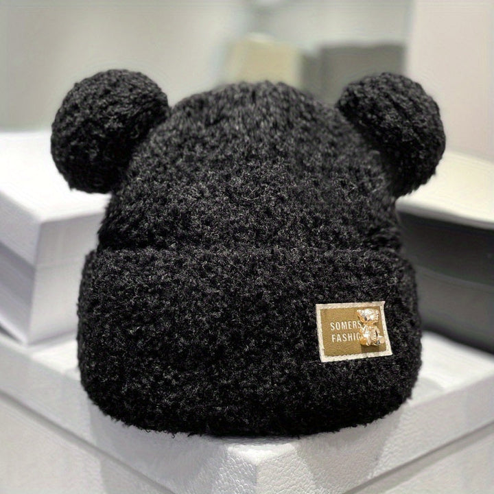Bezaubernde teddy-ohr wintermütze