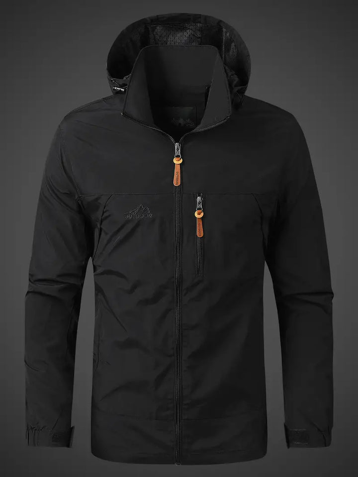 Herren Draußen Jacke mit Kapuze | Wasserdicht
