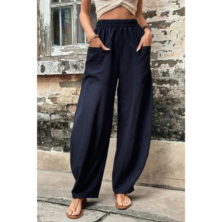 Damen Weite Hosen mit Weitem Bein | Lässig