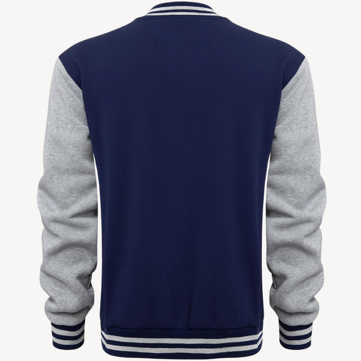 Herren Klassische Bomber Knopfleiste Jacke | Lässig
