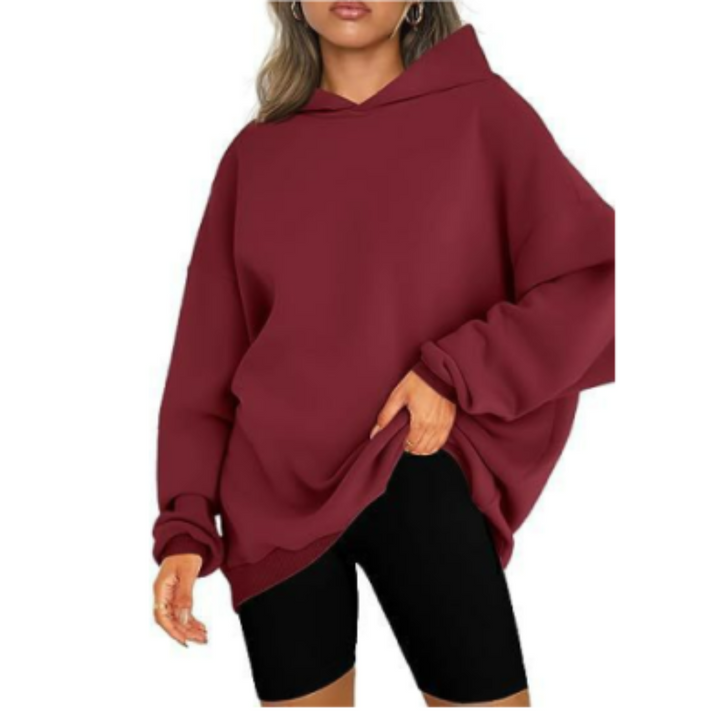 Gemütlicher lässiger oversized hoodie für damen