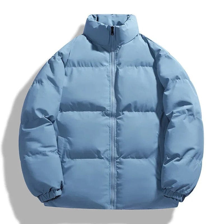 Herren Stehkragen-Reißverschlussjacke | Puffer