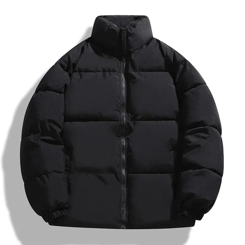 Herren Stehkragen-Reißverschlussjacke | Puffer