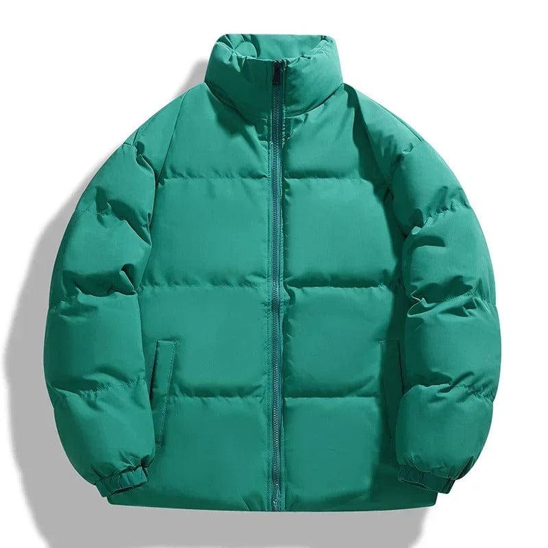 Herren Stehkragen-Reißverschlussjacke | Puffer