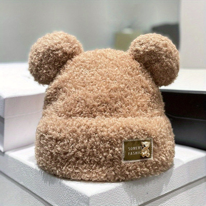 Bezaubernde teddy-ohr wintermütze