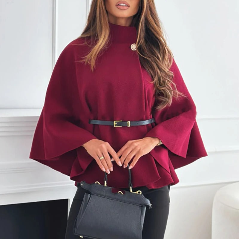 Damen Kap Mantel | Gürtel