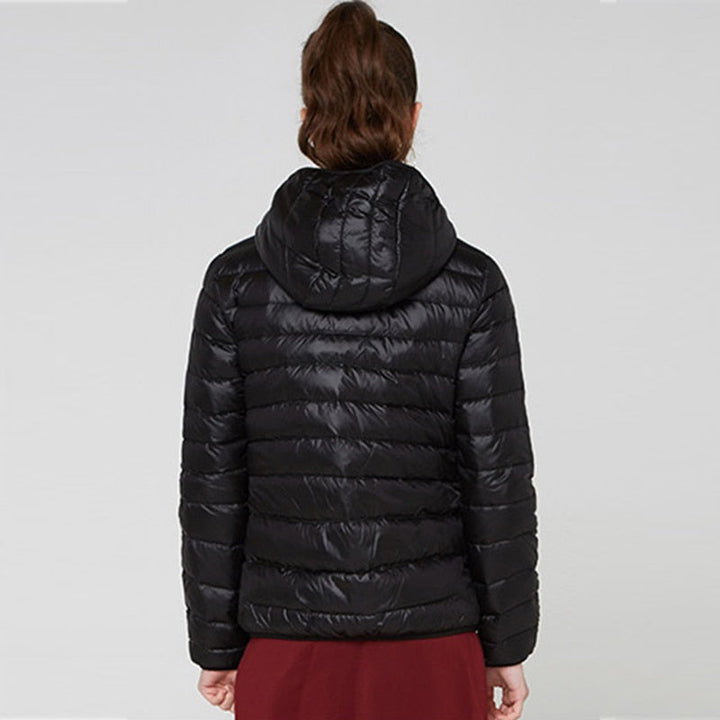 Ultraleichte dünne daunenjacke für frauen