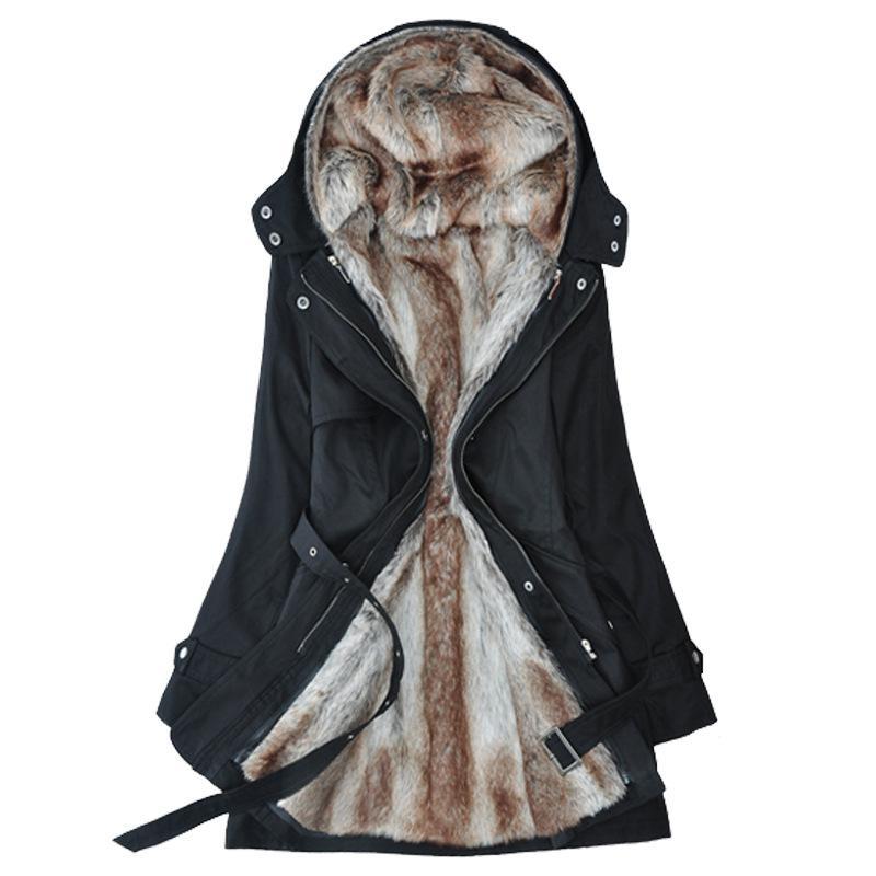 Lässige Winterjacke mit Kapuze für Damen | Stilvoll