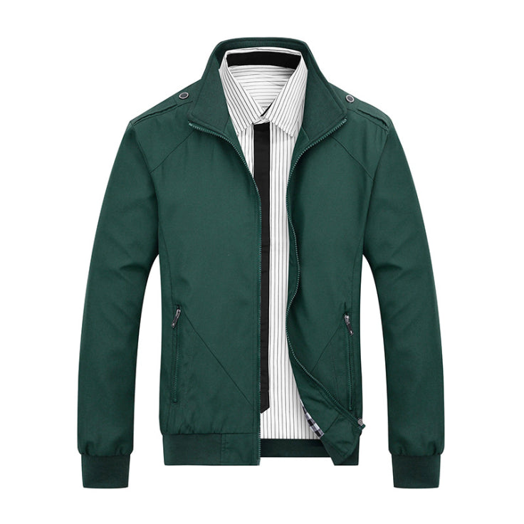 Herren Stylische jacke mit Reißverschluss | Lange Ärmel