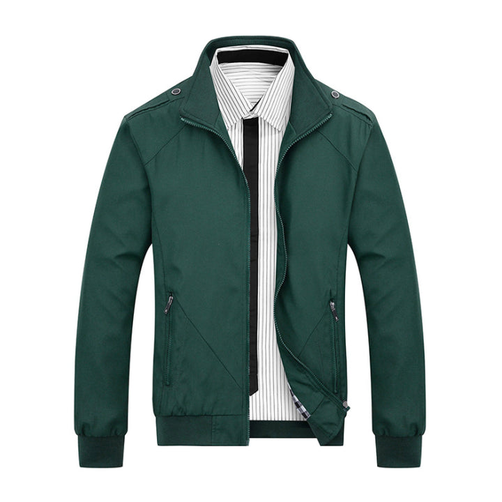 Herren Stylische jacke mit Reißverschluss | Lange Ärmel