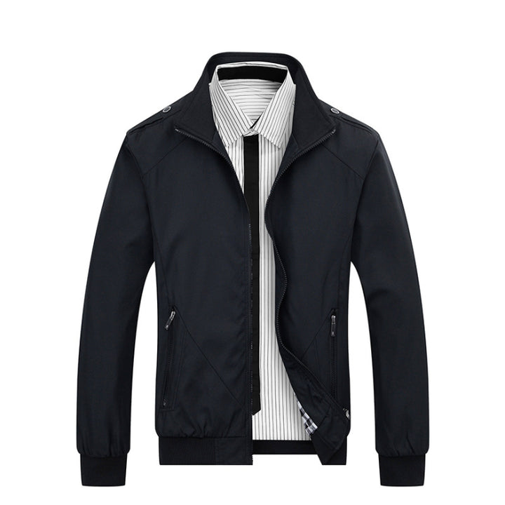 Herren Stylische jacke mit Reißverschluss | Lange Ärmel