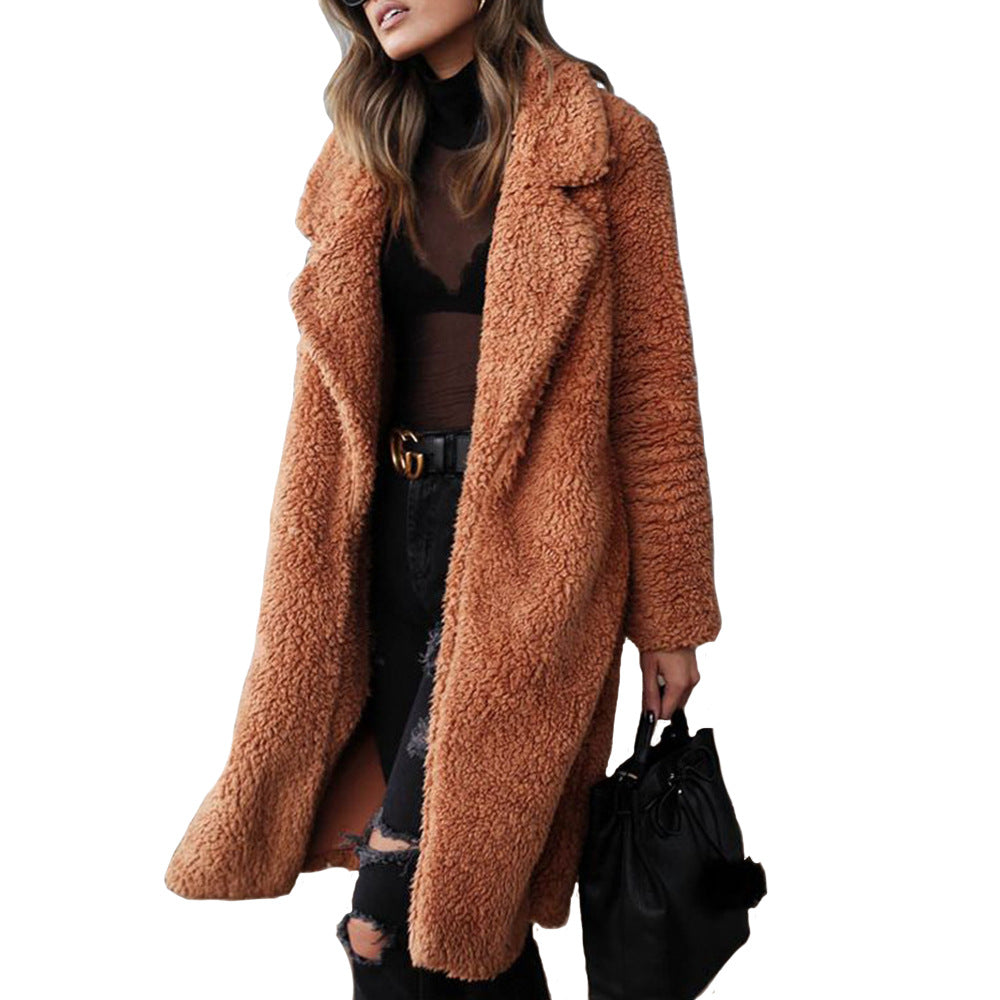 Damen Funktions-Teddy Jacke | Praktische Taschen