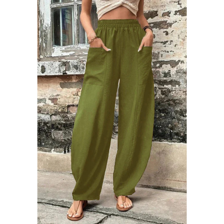 Damen Weite Hosen mit Weitem Bein | Lässig