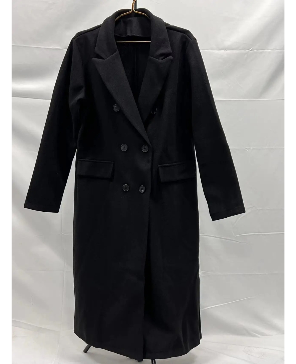 Damen Eleganter Langer Mantel | Taschen