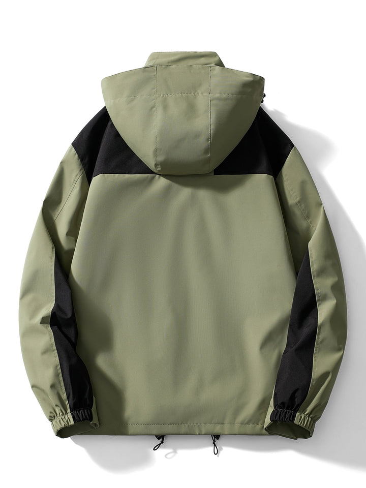 Modulare Outdoor-Winterjacke mit Kapuze für Herren | Gekürzt