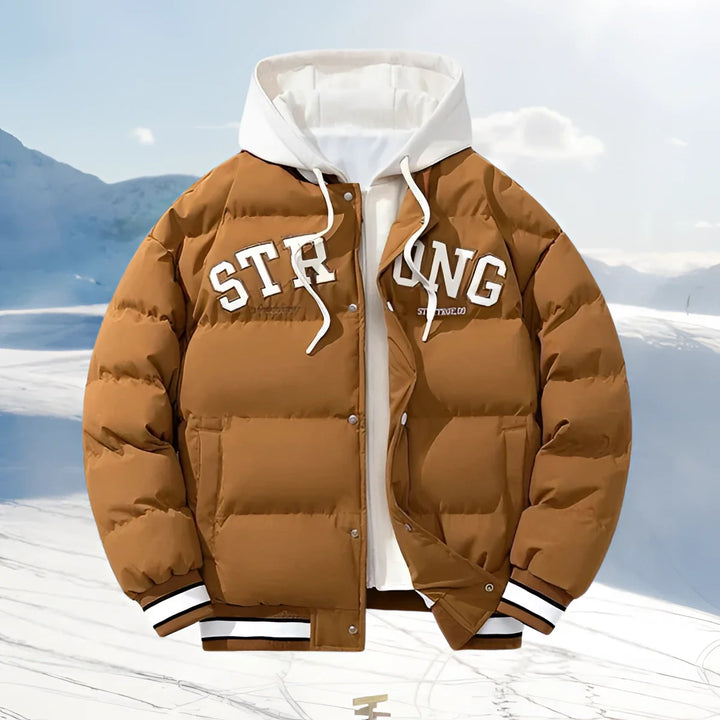 Herren Dicke Puffer-Daunenjacke | Kapuze