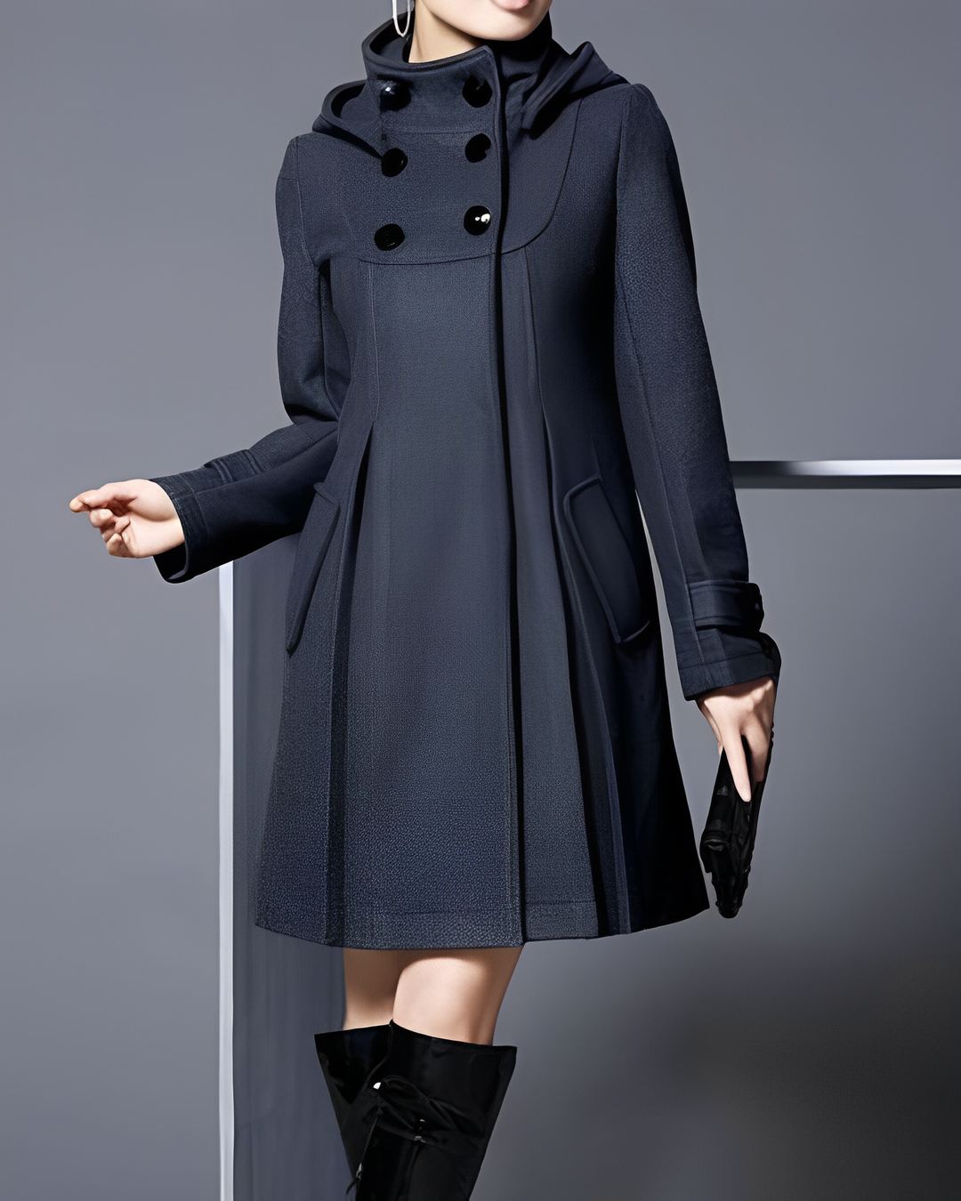 Damen Eleganter Lange Mantel | Stilvoll