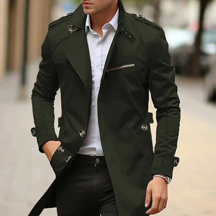 Herren Stilvolle Trenchcoat | Lange