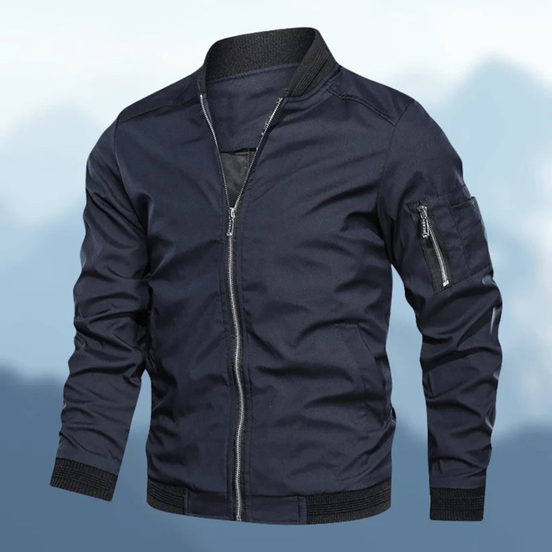 Herren Stylische Draußen-Jacke | Lange Ärmel