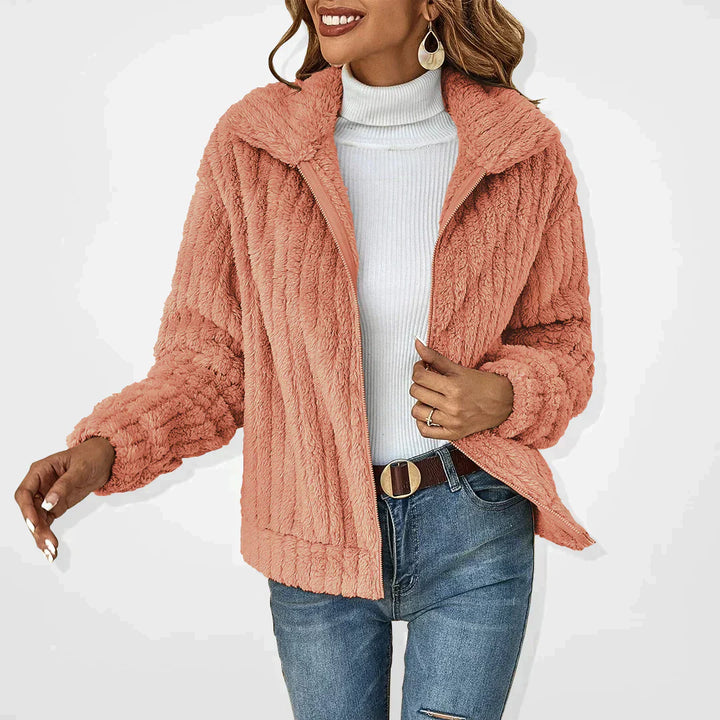 Gesteppte Damen-Teddy Jacke | Kurz