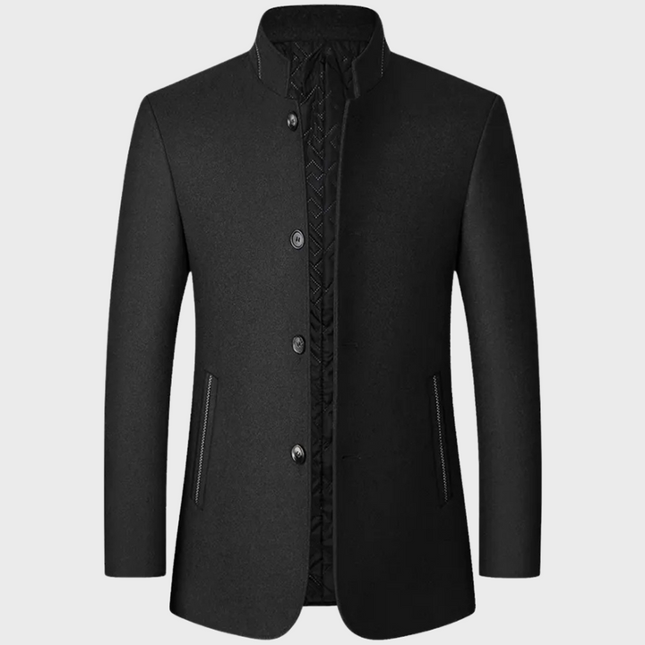 Herren Stilvoller Knopf Daunen Mantel | Bequeme