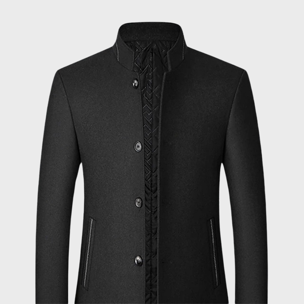 Herren Stilvoller Knopf Daunen Mantel | Bequeme