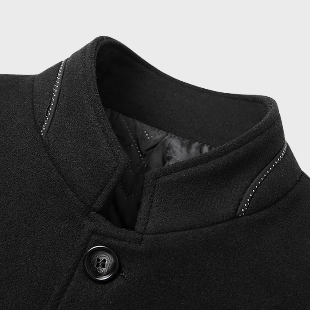 Herren Stilvoller Knopf Daunen Mantel | Bequeme