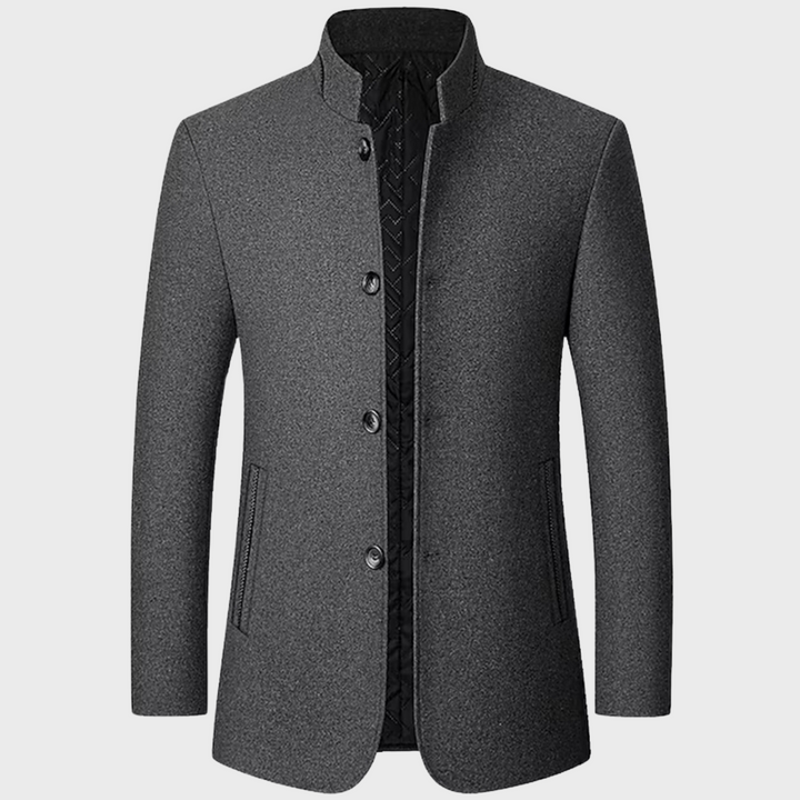 Herren Stilvoller Knopf Daunen Mantel | Bequeme